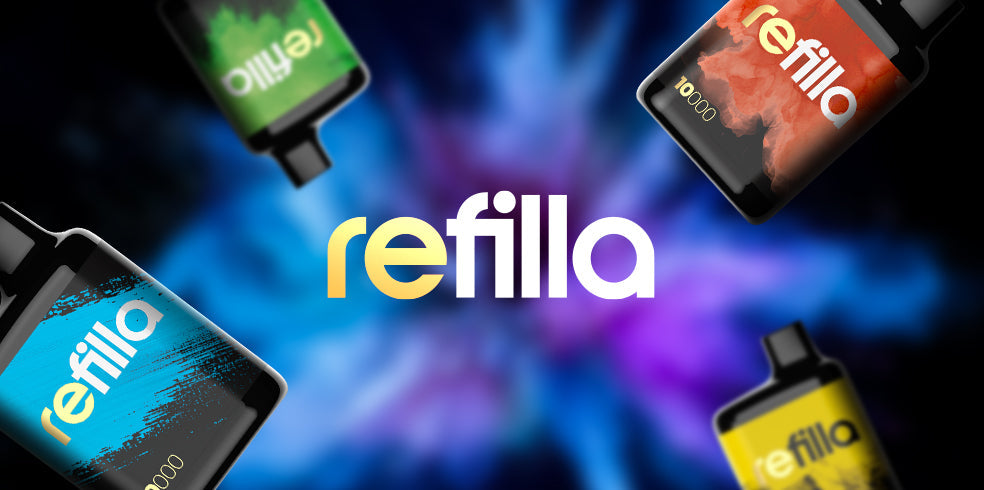 Refilla Rechargeable Vape Kit | Docking Station | 10ml Nic Salt Liquids   Ecigwizard