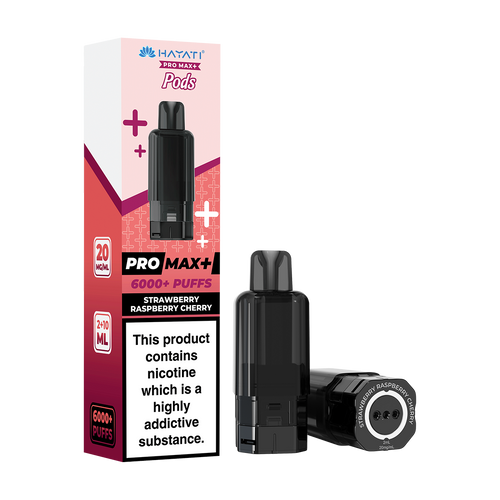 Strawberry Raspberry Cherry Hayati Pro Max+ Refill Pack