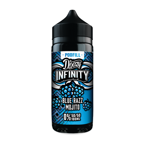 Blue Razz Mojito 50/50 100ml by Doozy Infinity