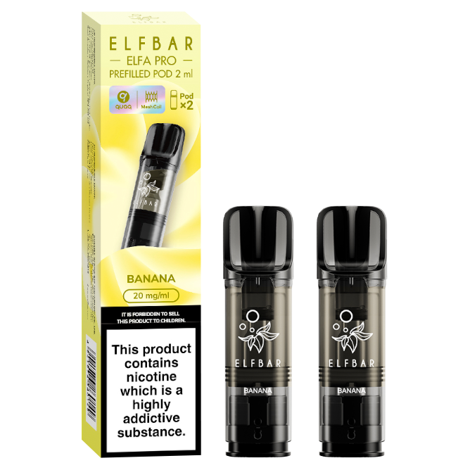 Banana Elf Bar Elfa Pro Pods 3 For £15