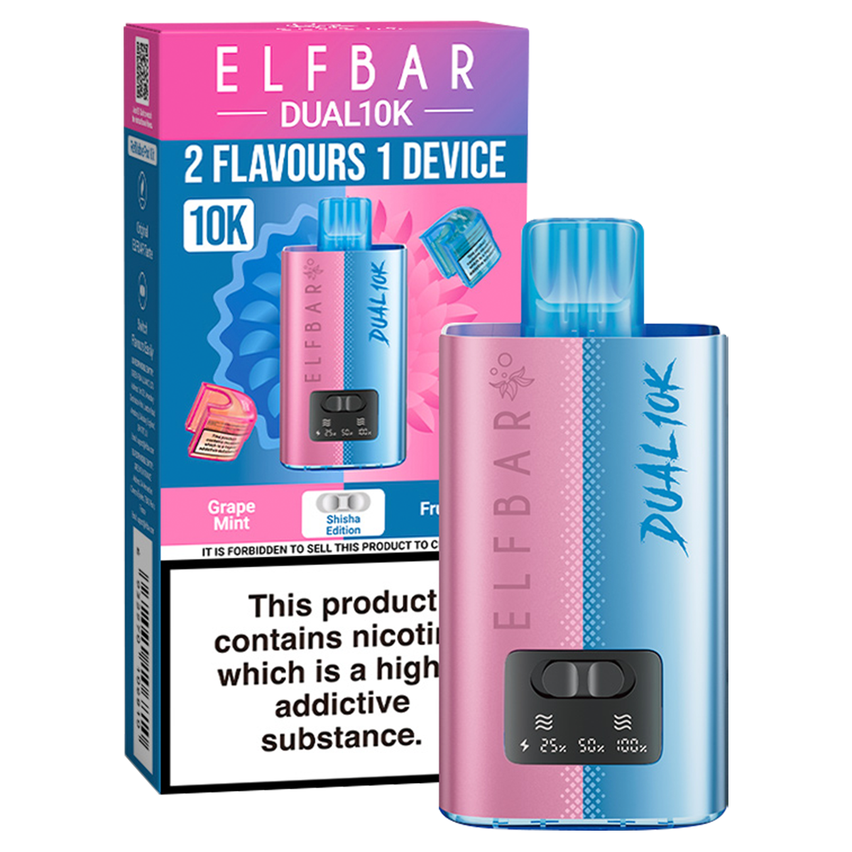 Elfbar Dual 10k Vape Kit | 10,000 Puff Vape Kit Ecigwizard Elfbar Dual 10k Vape Kit | 10,000 Puff Vape Kit Ecigwizard