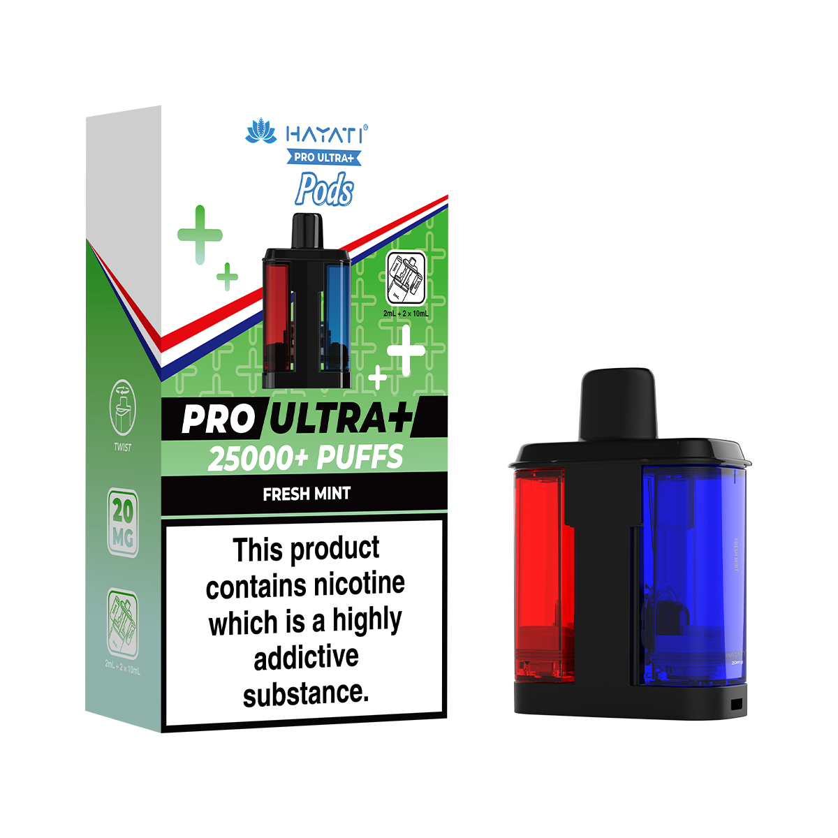 Fresh Mint Hayati Pro Ultra Plus Refill Pack – Ecigwizard