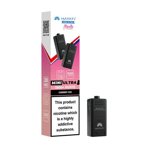 hayati mini ultra pods cherry ice