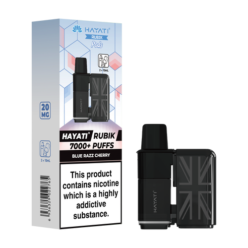 hayati rubik 7000 refill pods blue razz cherry