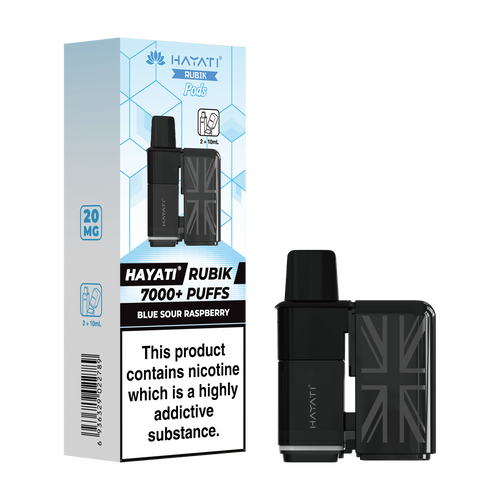 hayati rubik 7000 refill pods blue sour raspberry