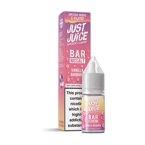 just juice bar vanilla rhubarb 10mg box