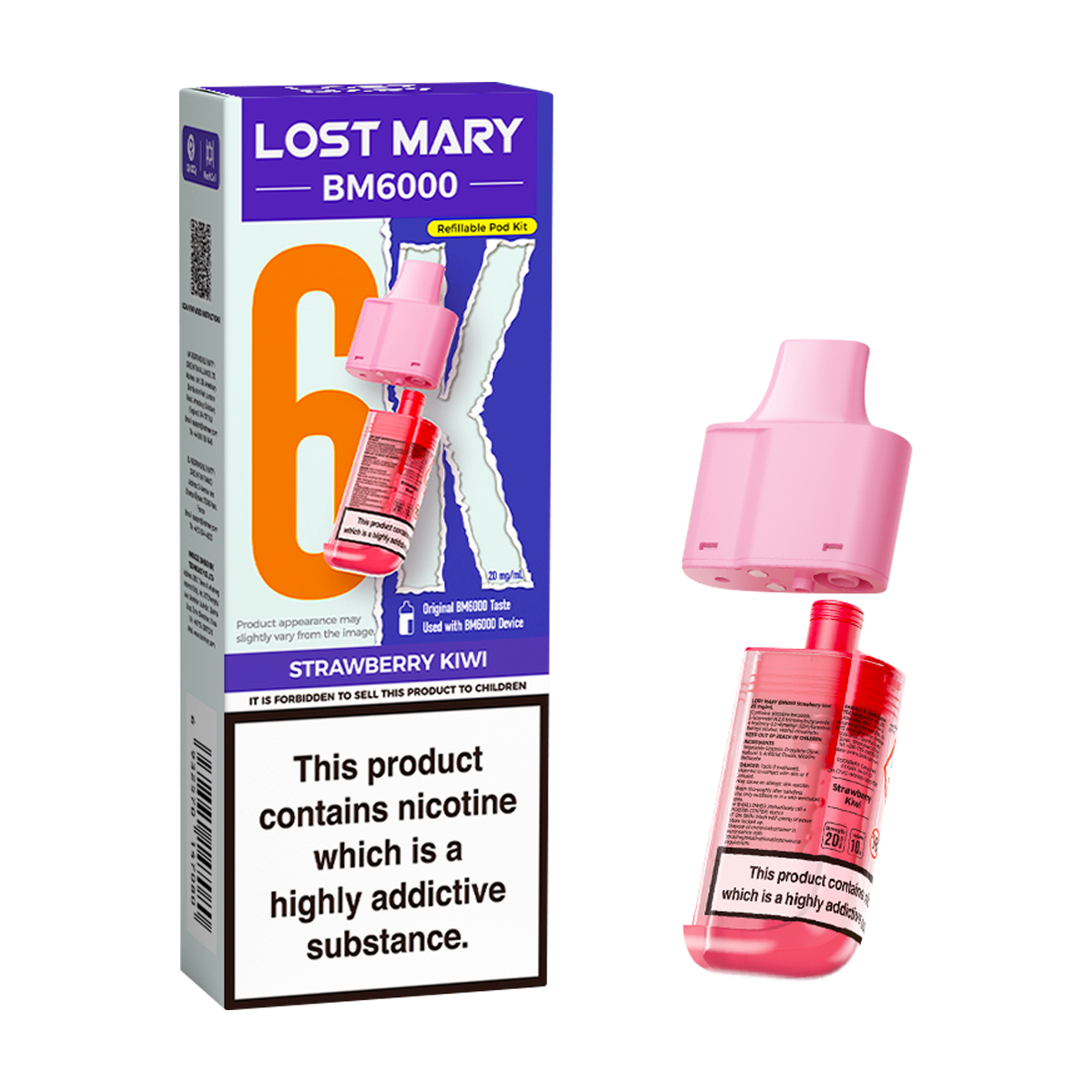 lost mary vape strawberry kiwi BM6000 Refill Pack – Ecigwizard Flavours:Acai Berry Lemonade Blueberry Cake Traveler Vape Strength-5mg