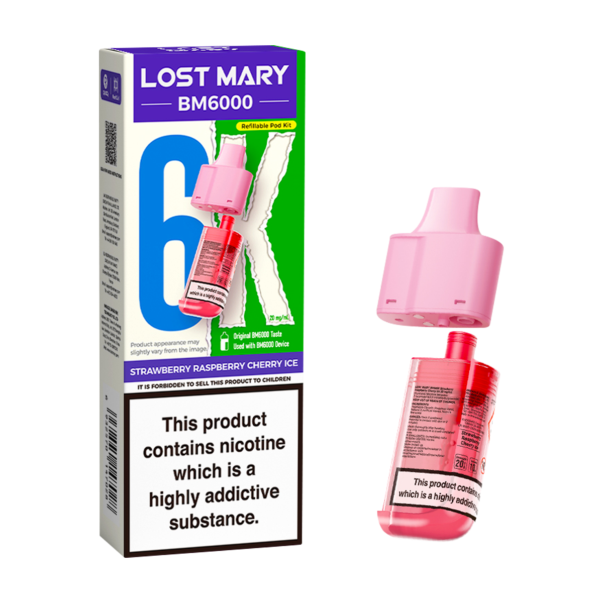 cherry ice lost mary 6000 Lost Mary MT15000 Turbo Wholesale main image 1