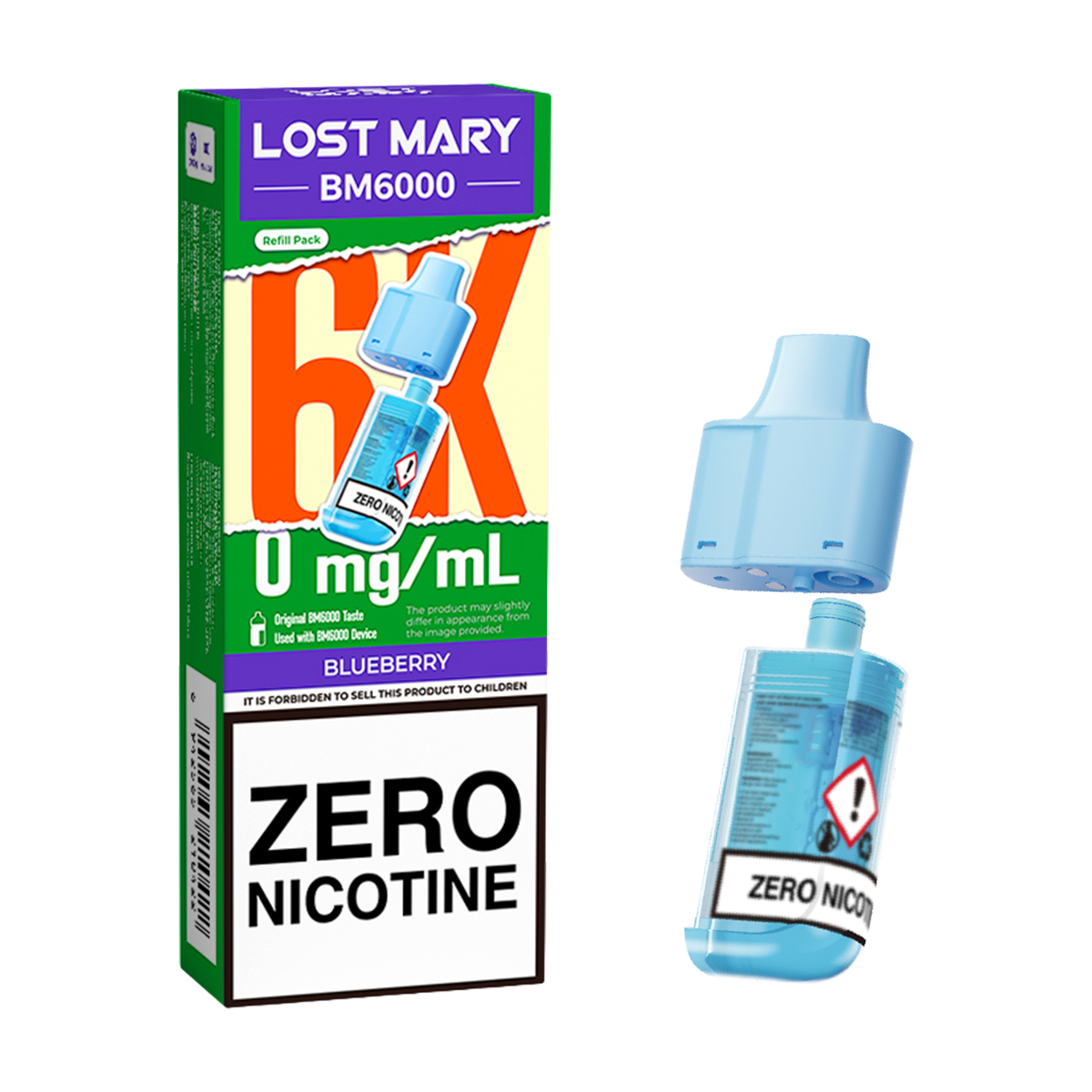 Blueberry Lost Mary BM6000 Refill Pack