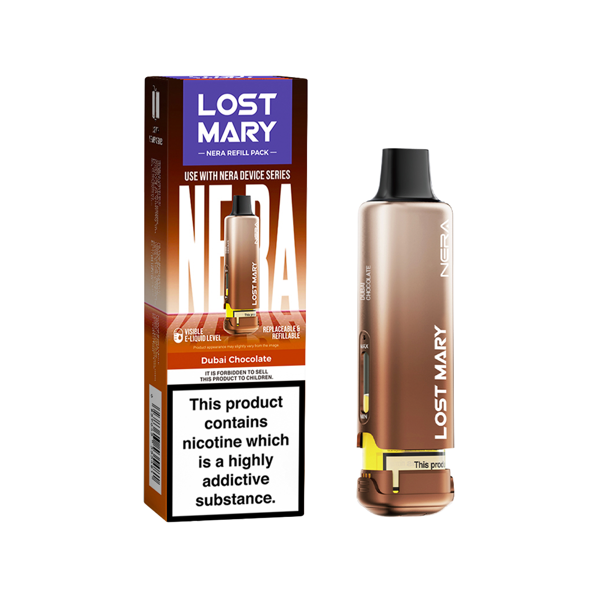Dubai Chocolate Lost Mary NERA15K Refill Pack
