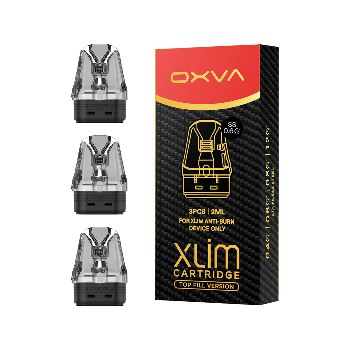 elfbar elfa master akku OXVA XLIM pods 0.8 ohm pack of 3