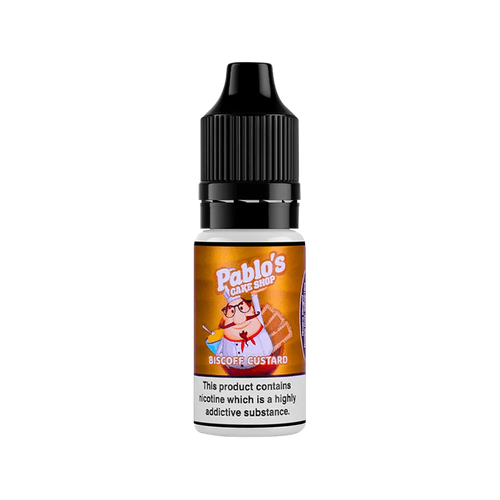 Biscoff Custard Nic Salt by Pablos Cake Shop
