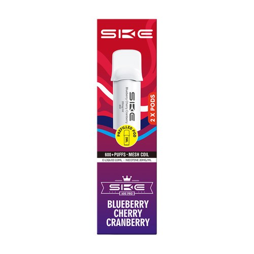 Blueberry Cherry Cranberry SKE 600 Pro Pods