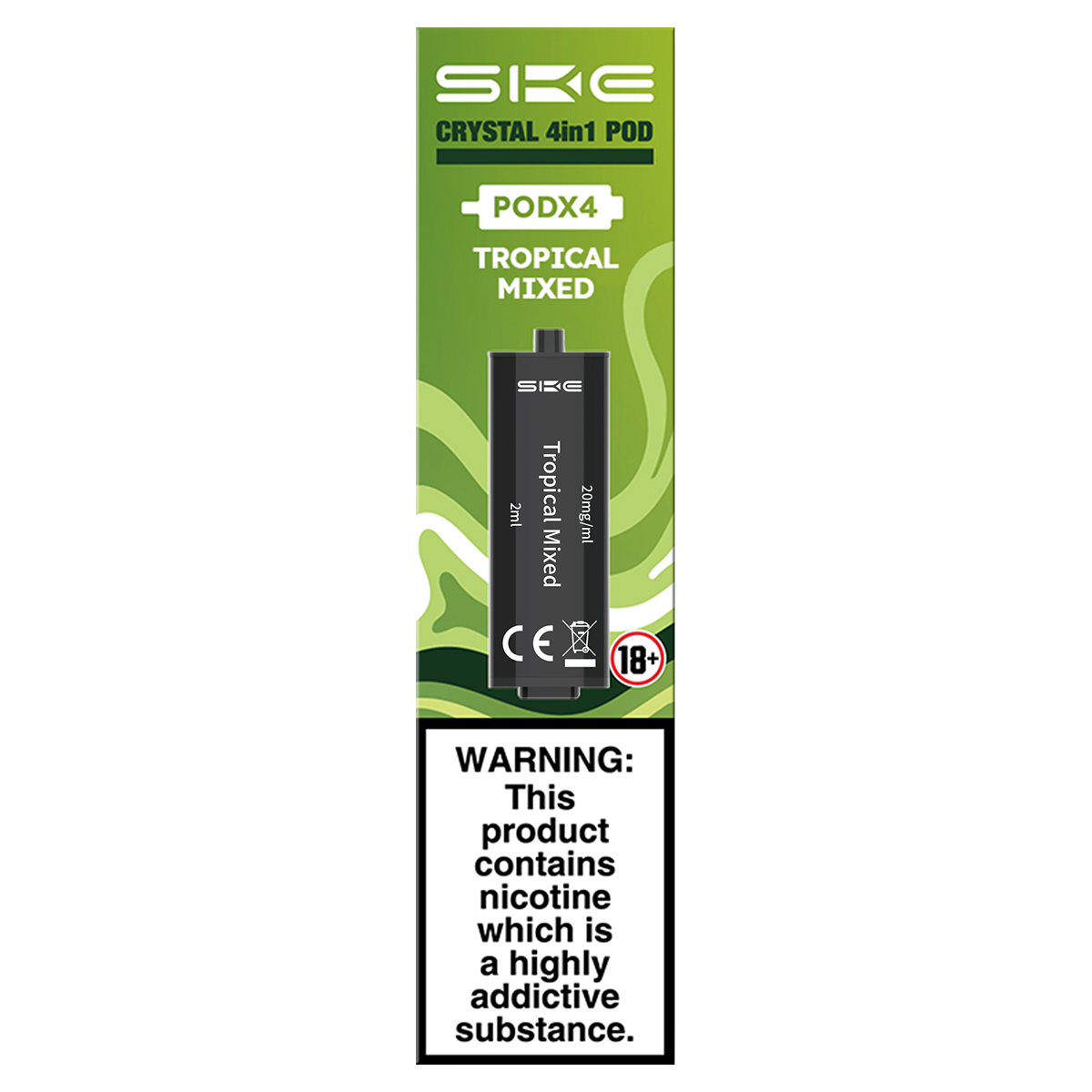 Tropical Mixed SKE Crystal 4in1 Pods | Prefilled Vape Pods  Ecigwizard