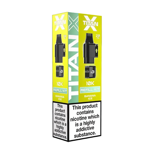 titan x prefilled pods banana ice