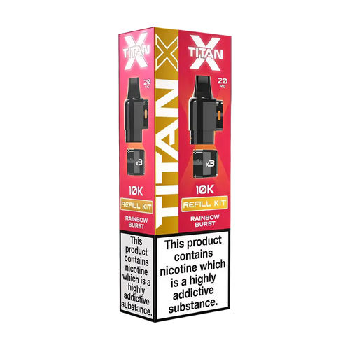 titan x prefilled pods rainbow burst
