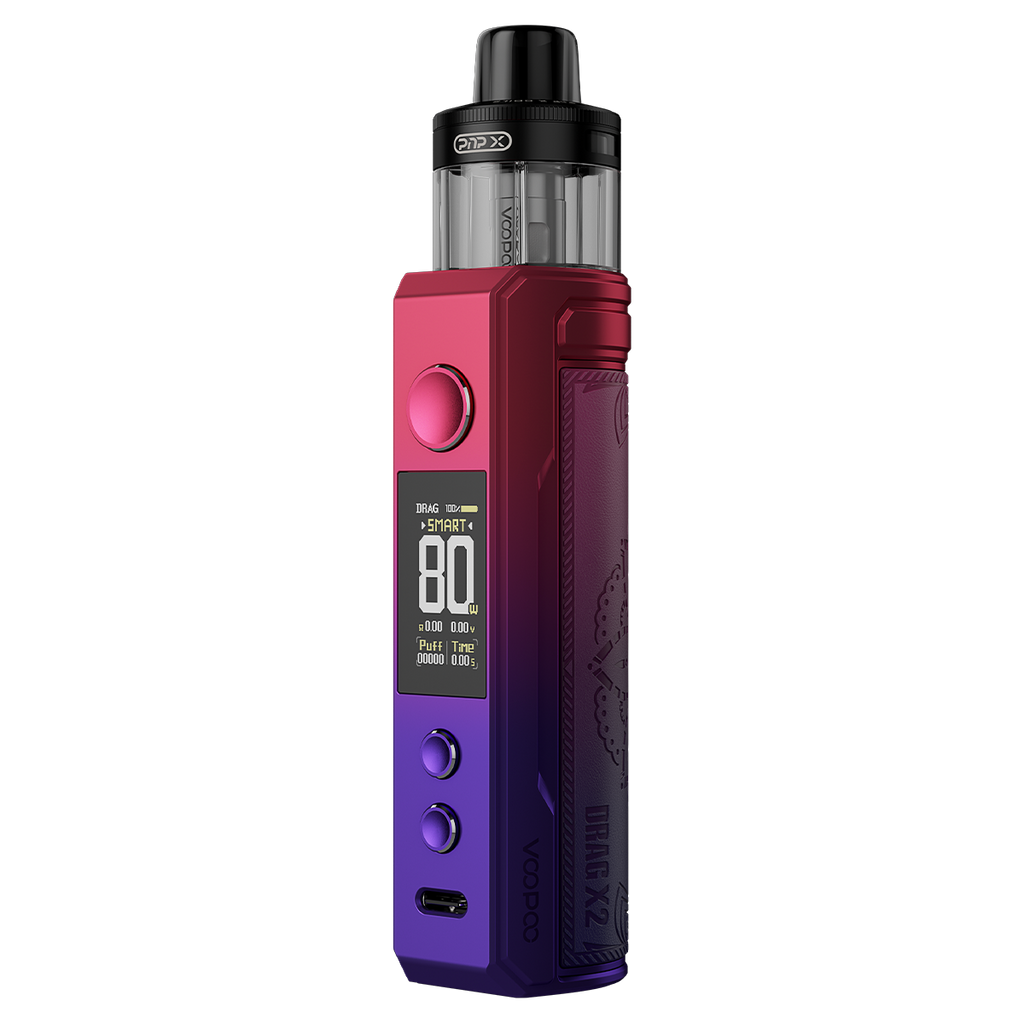 VooPoo Drag X2 Kit MTL and SubOhm Vaping LeakProof