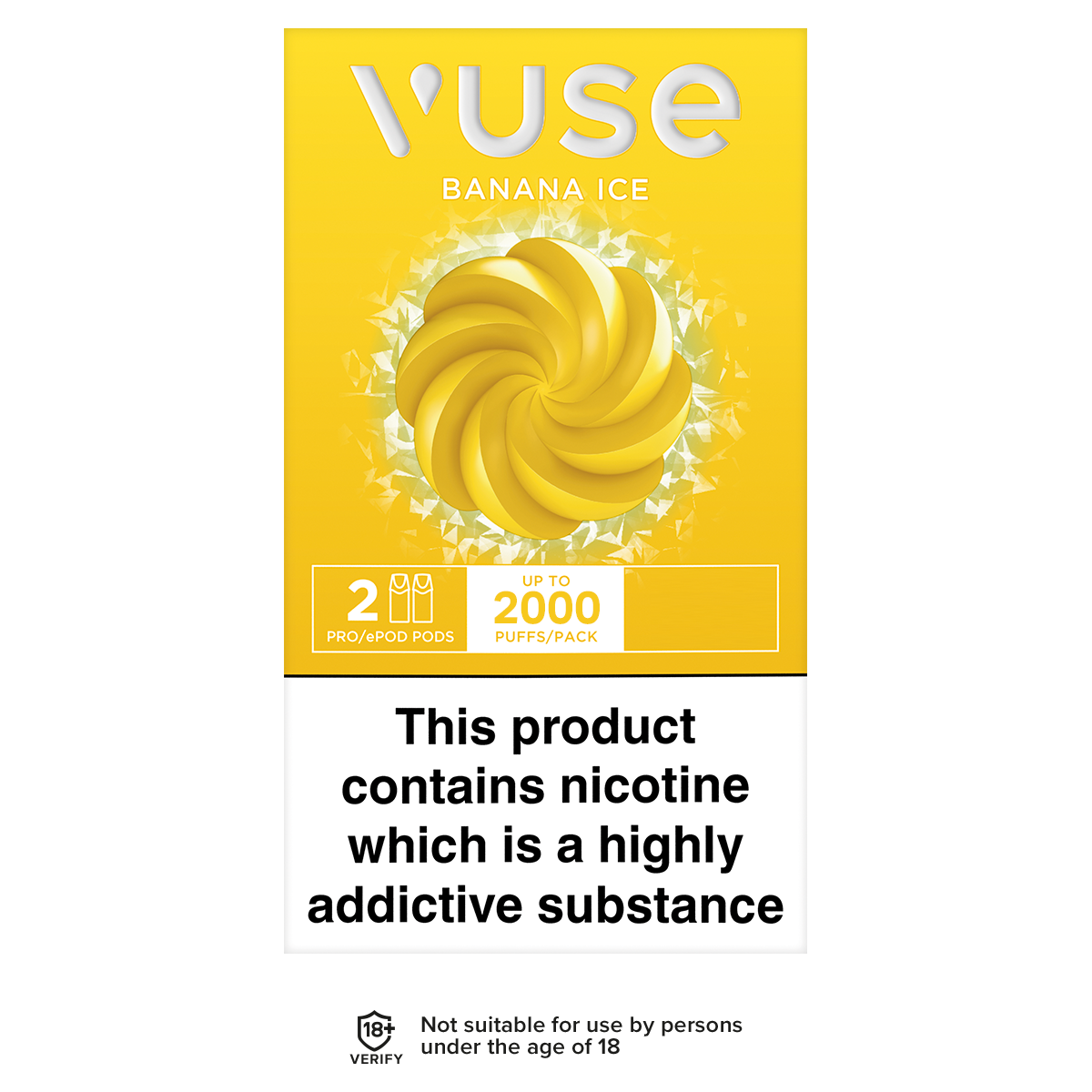Vuse Pro Pods vPro Banana Ice | Ecigwizard Vuse Pro Pods vPro Banana Ice | Ecigwizard