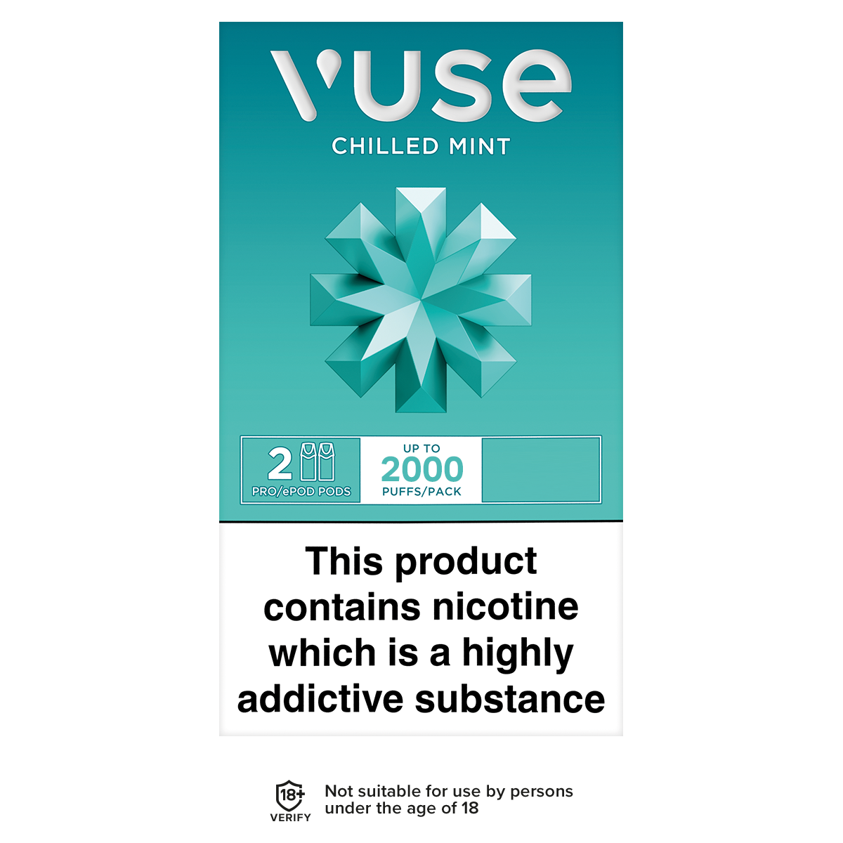 Vuse Pro Pods vPro Chilled Mint | Ecigwizard | Free Delivery Vuse Pro Pods vPro Chilled Mint | Ecigwizard | Free Delivery