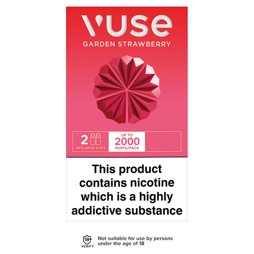 vuse vpro pods garden strawberry 2000