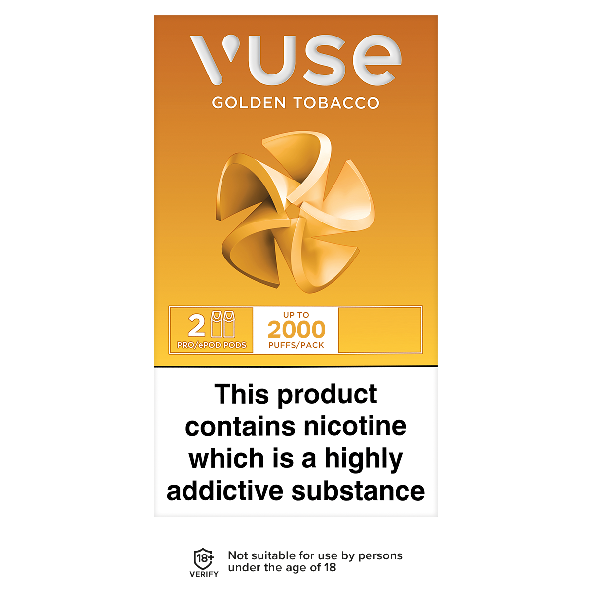 Vuse ePod vPro Golden Tobacco Pods | Ecigwizard | Free Delivery Vuse ePod vPro Golden Tobacco Pods | Ecigwizard | Free Delivery