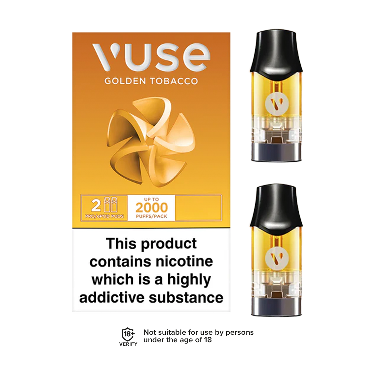 vuse rich tobacco Alto, E-Cigarette Pods, 1.8% VUSE ALTO POD RICH TOBACCO
