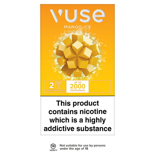 vuse vpro pods mango ice 2000
