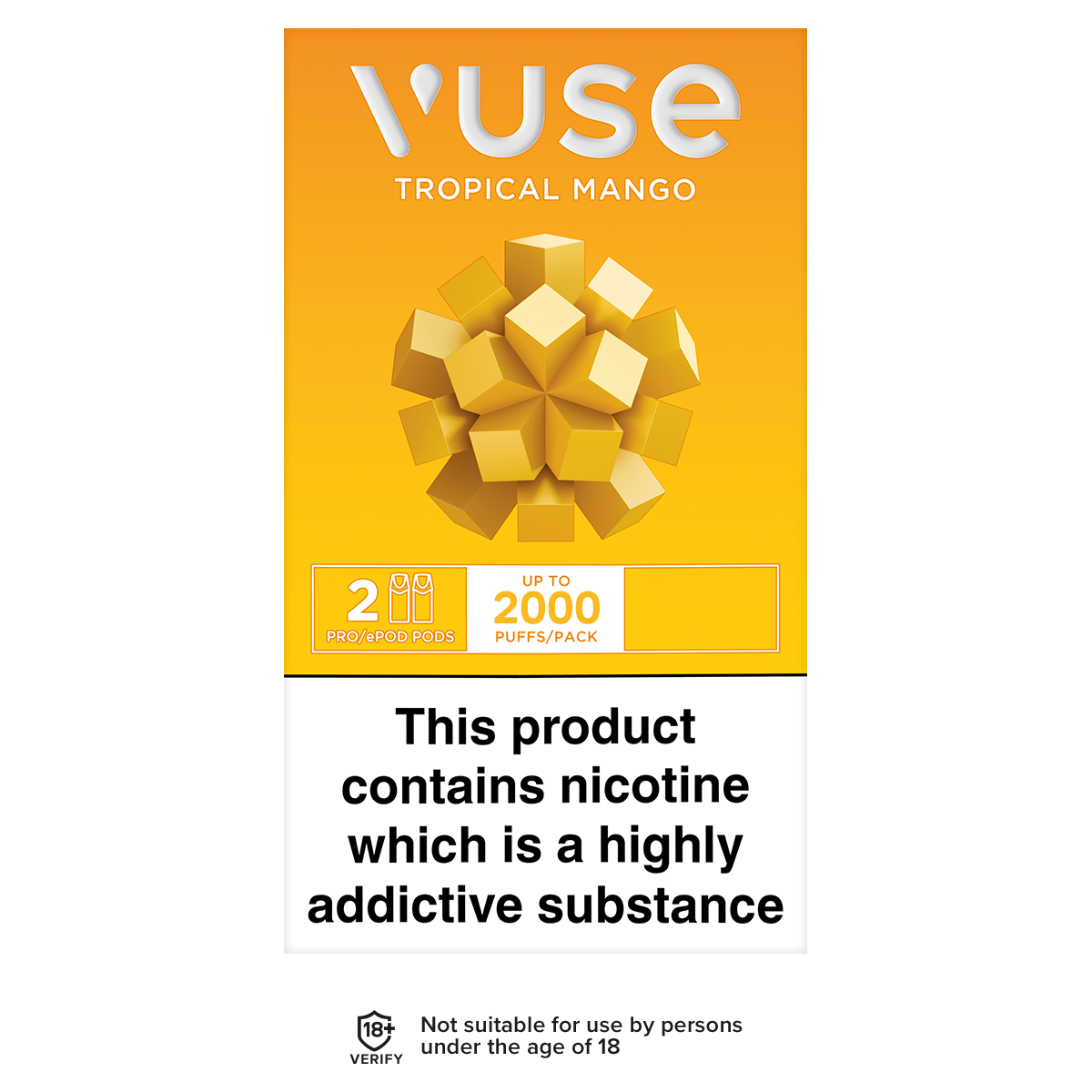 Vuse Pro Pods vPro Tropical Mango | Ecigwizard | Free Delivery