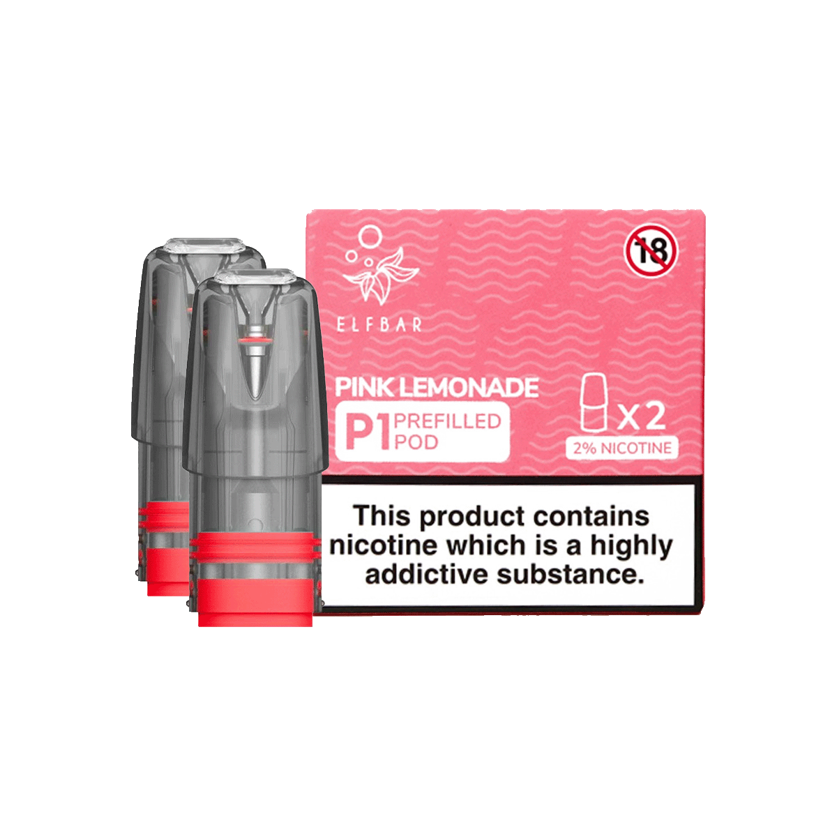 Relx Pod Pro Pink Lemonade Pink Lemonade Elfbar Mate P1 Pods (Pack of 2) –  Ecigwizard