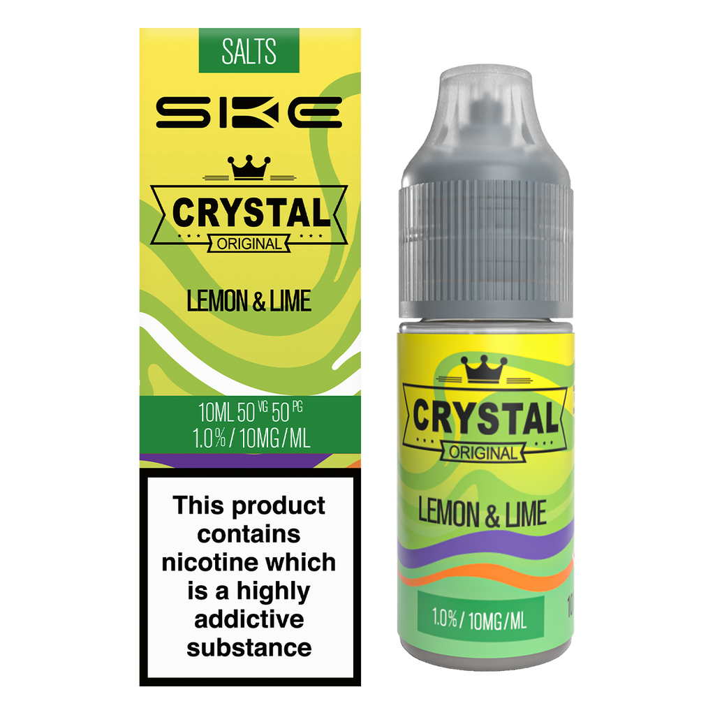 Lemon and Lime Nic Salt by SKE Crystal 10ml 5 For £22