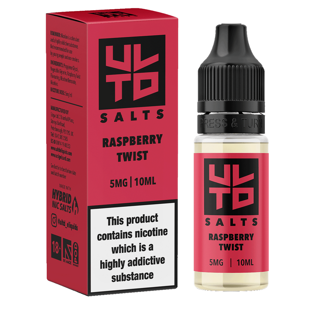 Raspberry Twist by ULTD Salts Nic Salt ELiquid