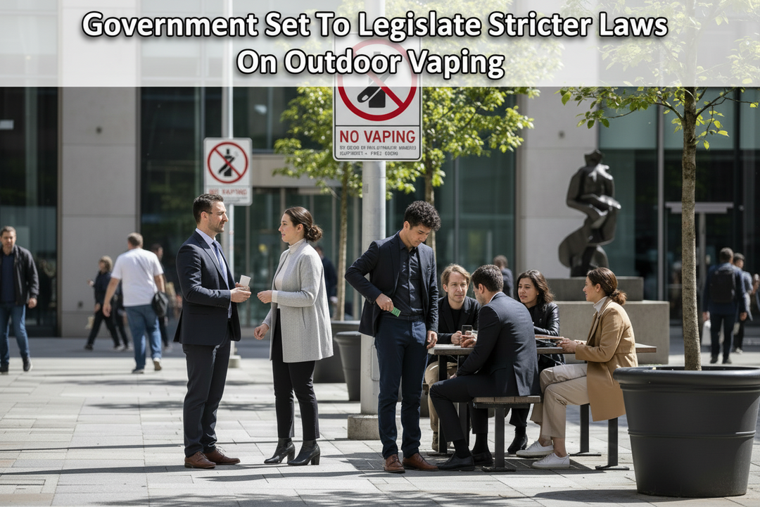 Government Set To Legislate Stricter Laws On Outdoor Vaping