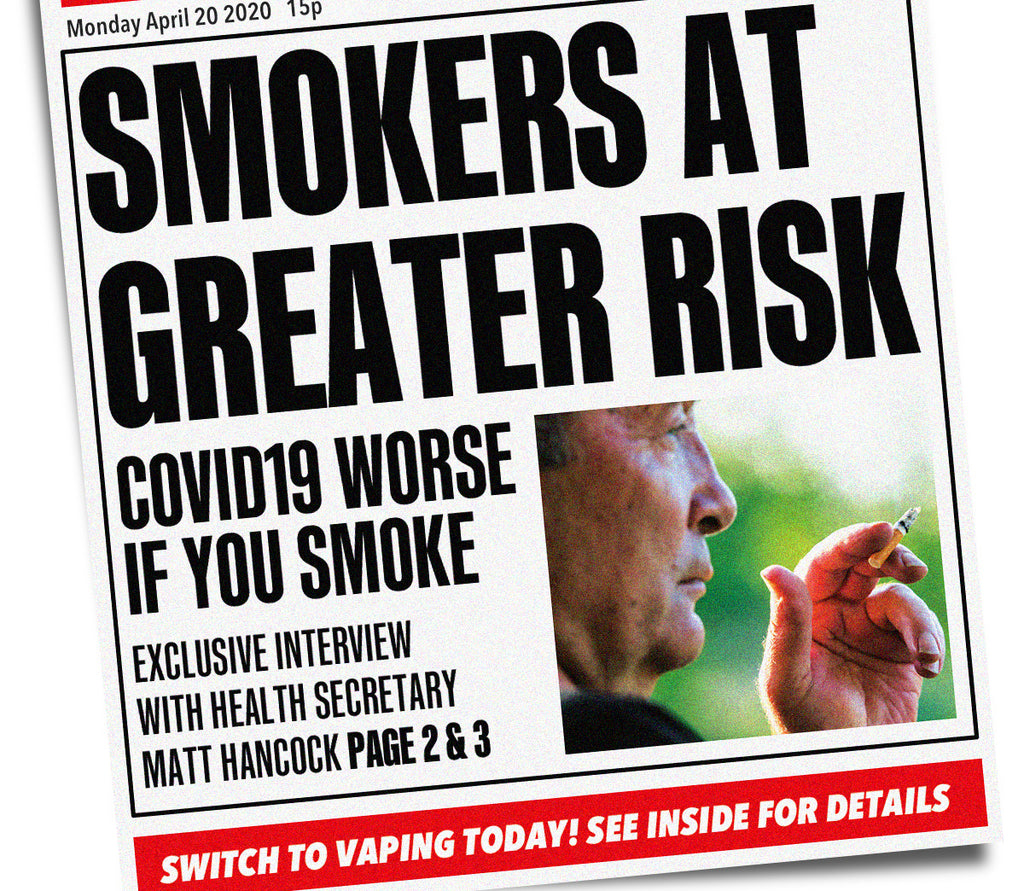 Smokers with COVID-19 are 14 times more likely to suffer from severe symptoms