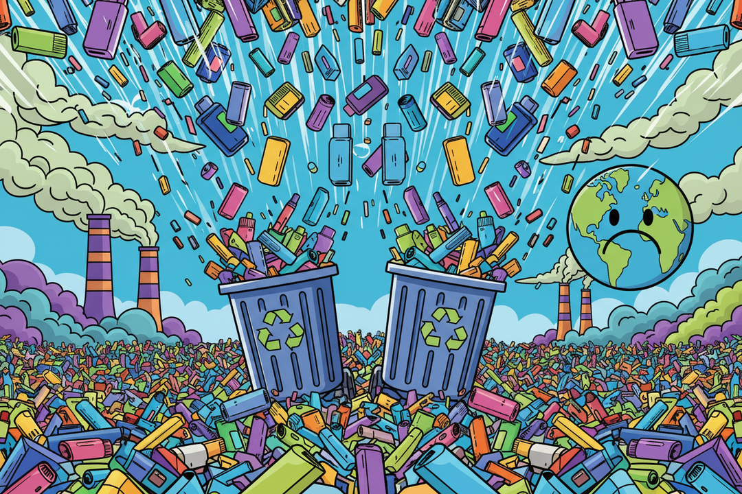 Over 6M Vapes A Week Binned Despite Disposable Ban