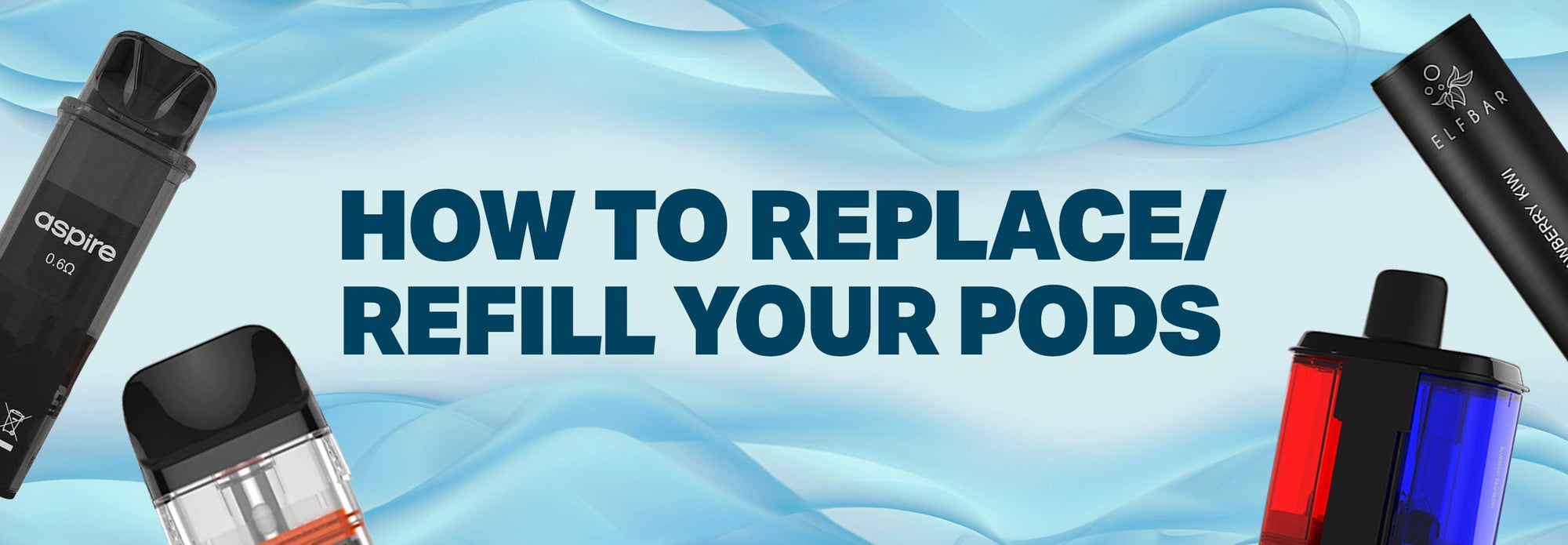How to replace prefilled vape pods