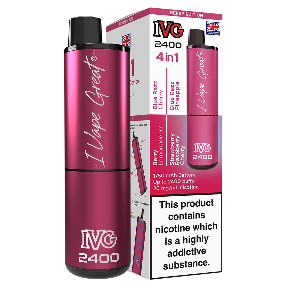 IVG 2400 Rechargeable Vape Kit Ecigwizard IVG 2400 Rechargeable Vape Kit Ecigwizard
