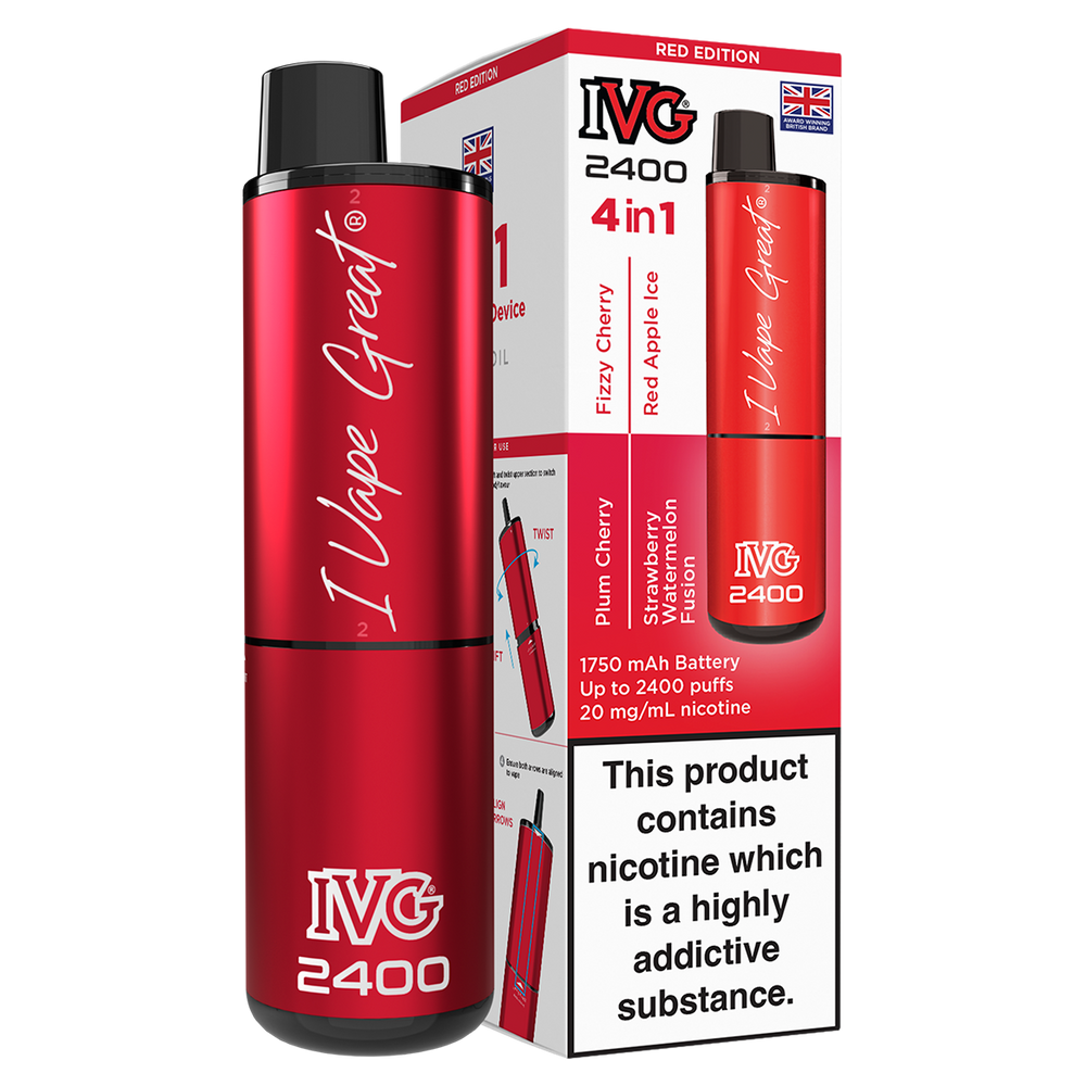 IVG 2400 Rechargeable Vape Kit Ecigwizard IVG 2400 Rechargeable Vape Kit Ecigwizard
