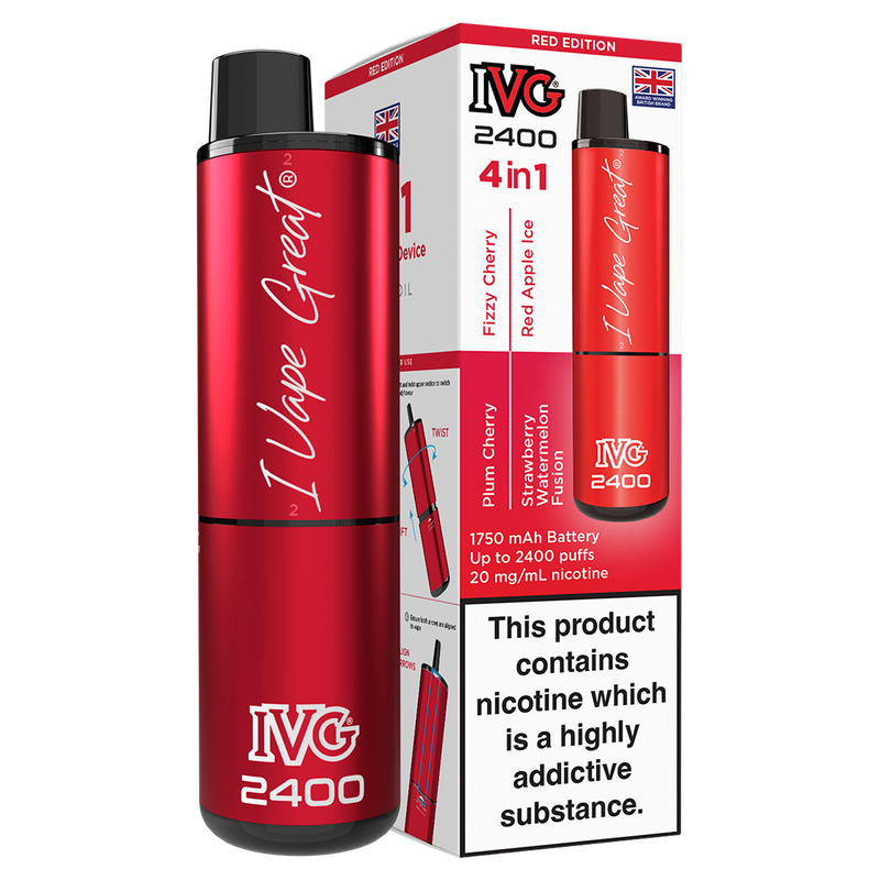 Red Edition IVG 2400 Disposable Device