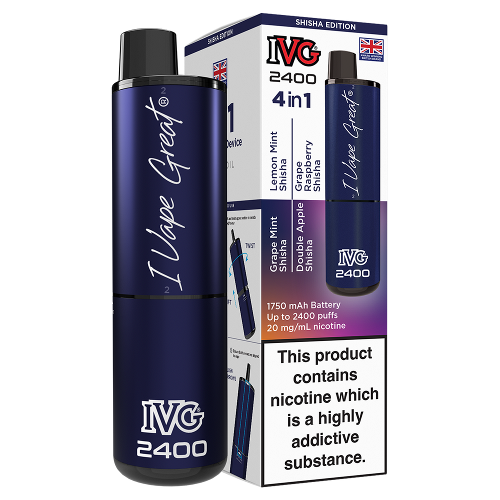 IVG 2400 Rechargeable Vape Kit Ecigwizard IVG 2400 Rechargeable Vape Kit Ecigwizard
