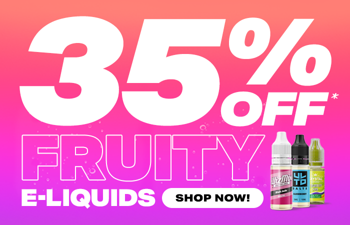 35% Off Fruit E-Liquids*