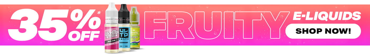 35% Off Fruit E-Liquids*