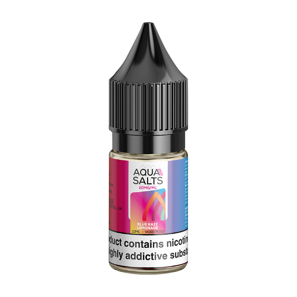 Blue Razz Lemonade Nic Salt by Aqua Salts 10ml