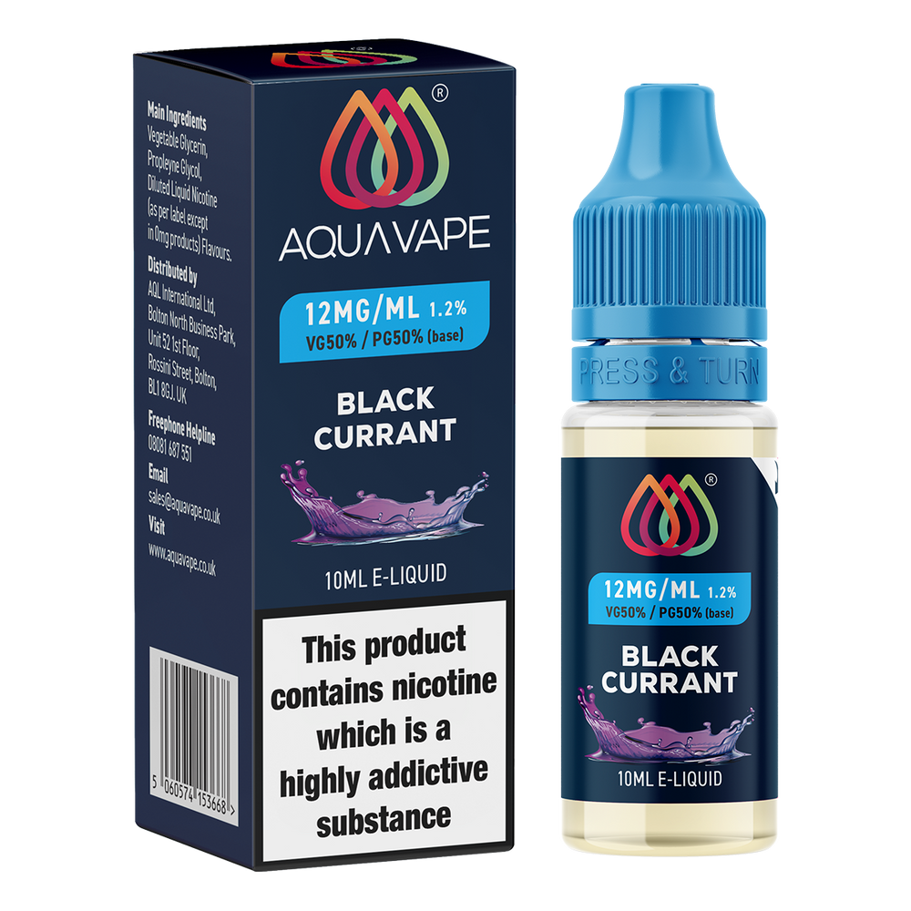 Blackcurrant E-Liquid by Aquavape - 10ml | From 2.49 | Ecigwizard Blackcurrant E-Liquid by Aquavape - 10ml | From 2.49 | Ecigwizard