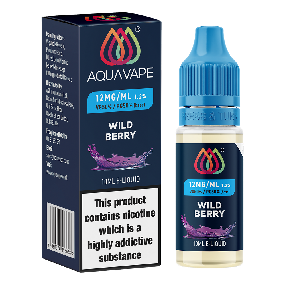 Wild Berry E-Liquid by Aquavape - 10ml | From 2.49 | Ecigwizard Wild Berry E-Liquid by Aquavape - 10ml | From 2.49 | Ecigwizard