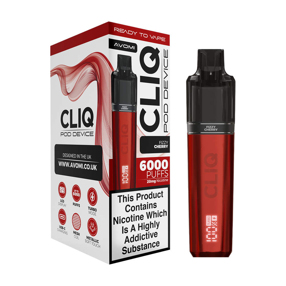 Avomi Cliq 6000 Puff Vape Kit Ecigwizard Avomi Cliq 6000 Puff Vape Kit Ecigwizard