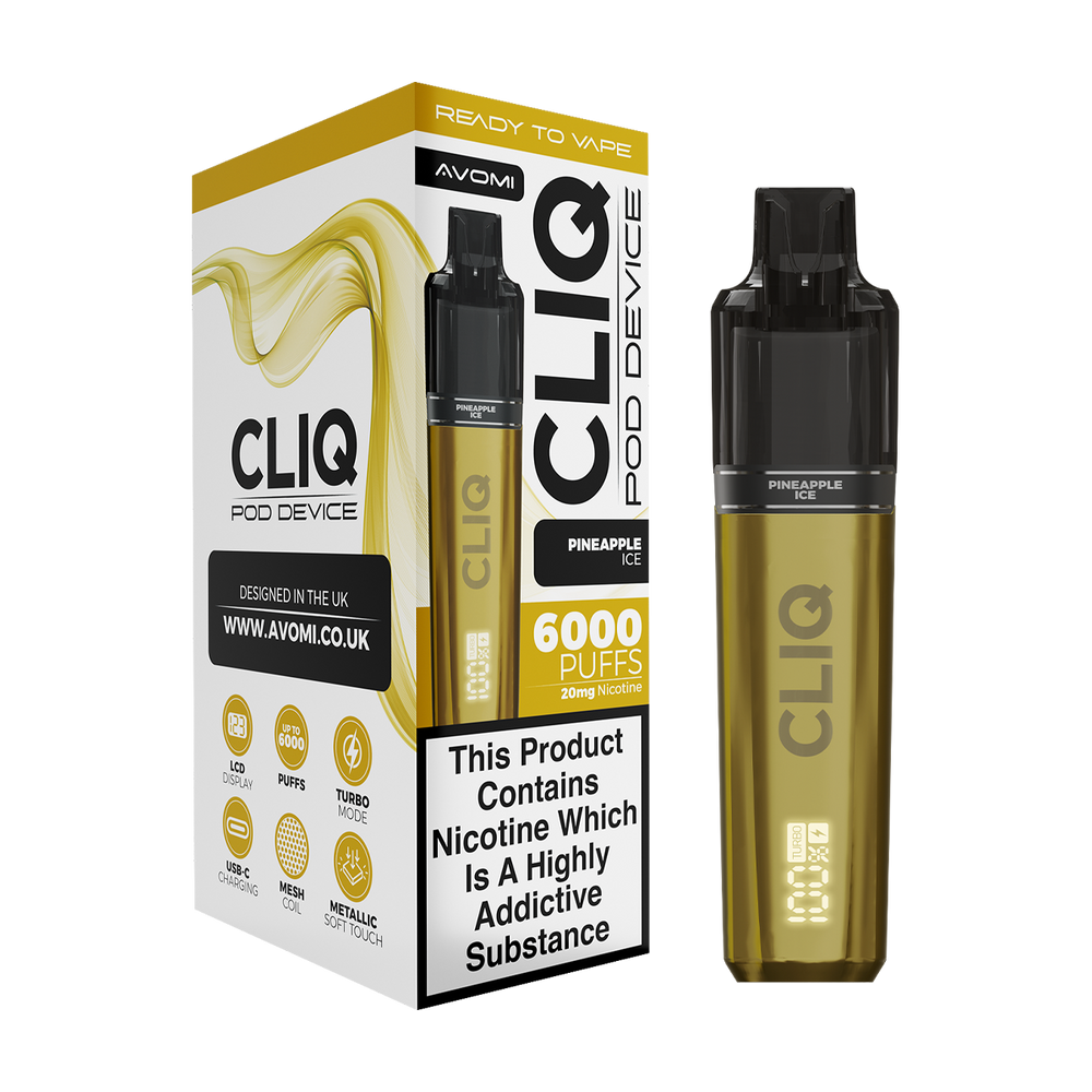 Avomi Cliq 6000 Puff Vape Kit Ecigwizard Avomi Cliq 6000 Puff Vape Kit Ecigwizard