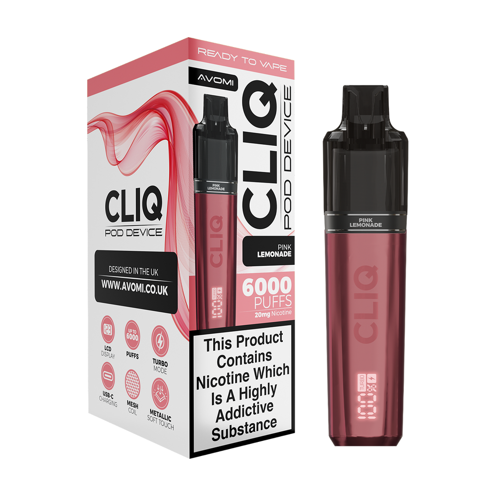 Avomi Cliq 6000 Puff Vape Kit Ecigwizard Avomi Cliq 6000 Puff Vape Kit Ecigwizard