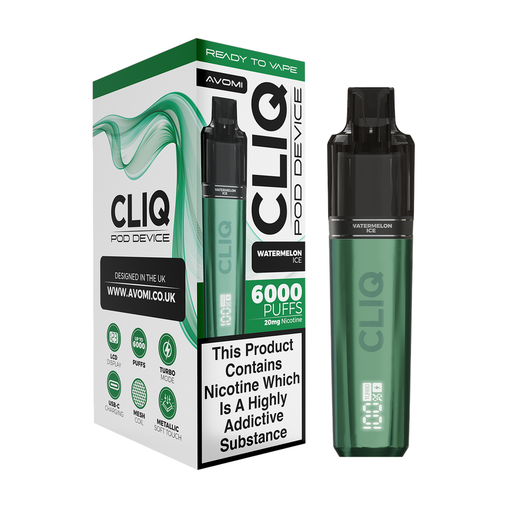 Avomi Cliq 6000 Puff Vape Kit Ecigwizard Avomi Cliq 6000 Puff Vape Kit Ecigwizard
