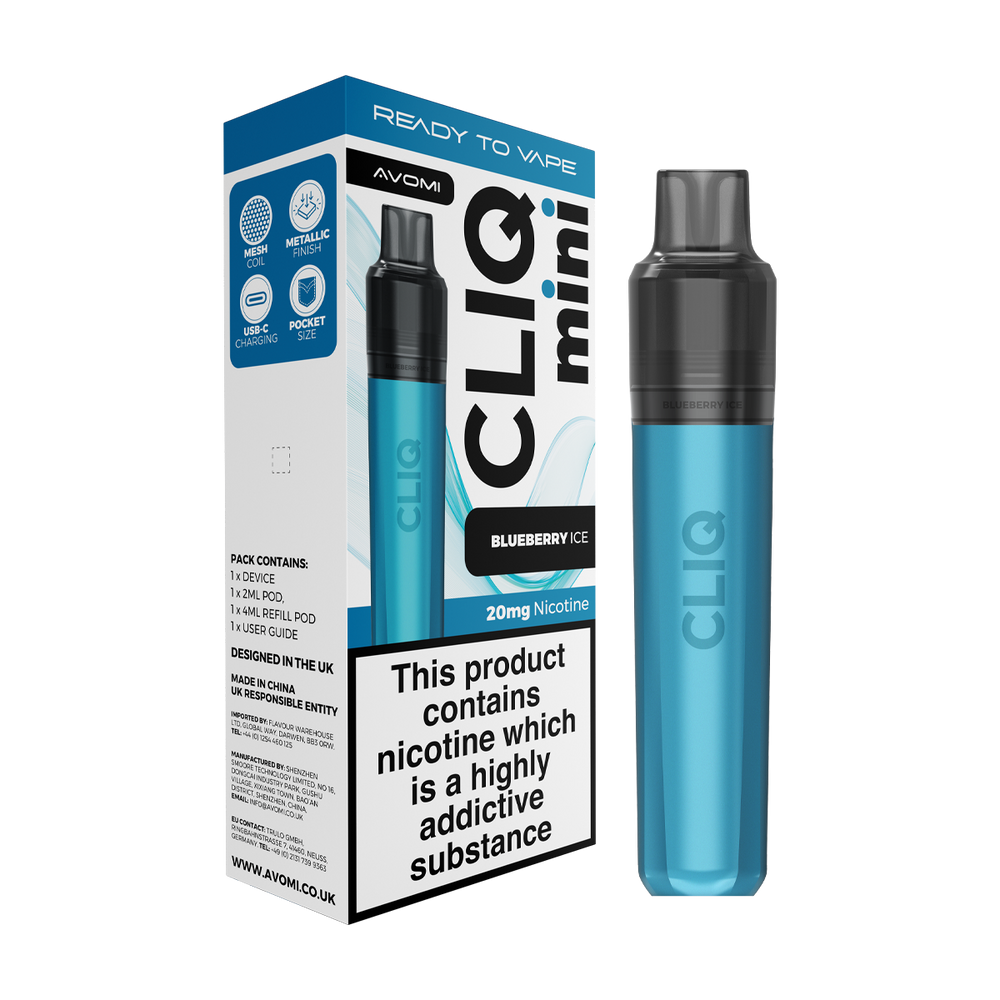 Avomi Cliq Mini Kit | Prefilled Pod Kit Ecigwizard Avomi Cliq Mini Kit | Prefilled Pod Kit Ecigwizard
