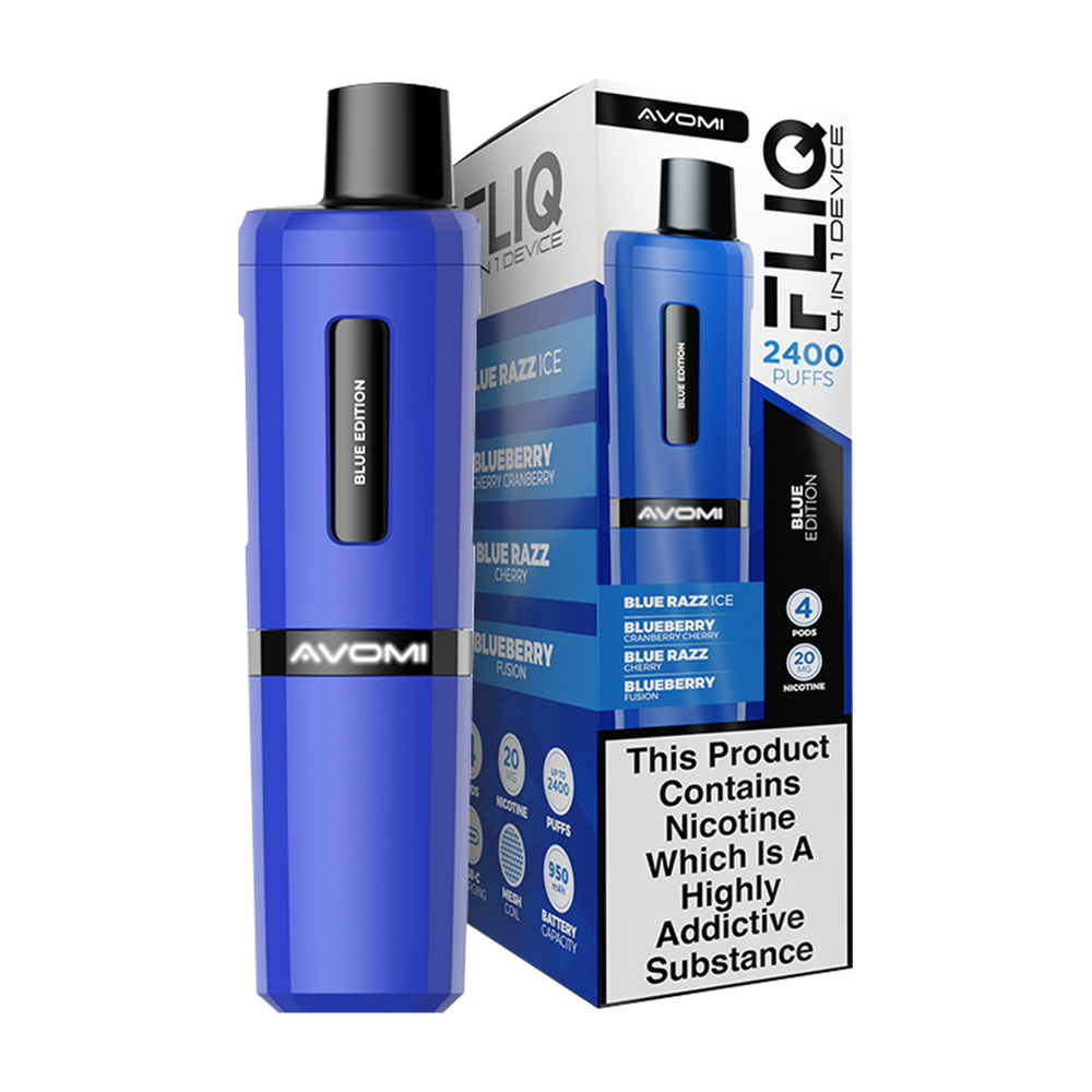 Avomi Fliq 4in1 Vape Kit | Up to 2400 Puffs Ecigwizard Avomi Fliq 4in1 Vape Kit | Up to 2400 Puffs Ecigwizard
